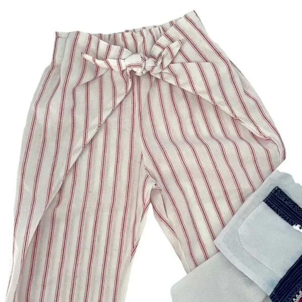 Habitual Striped Knotted Jogger Pants & 2Piece Boho Toddler Outfit Bundle 24Mos‎